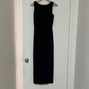 Vintage Navy Velvet Dress size 8